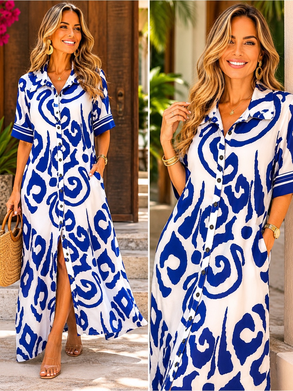 Valentina Ferreira Brazilian Resort Dress OVERSIZED!!